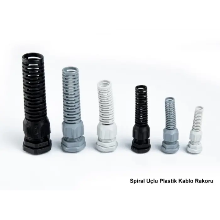Spiral Uçlu Plastik Rakor (PG Diş)