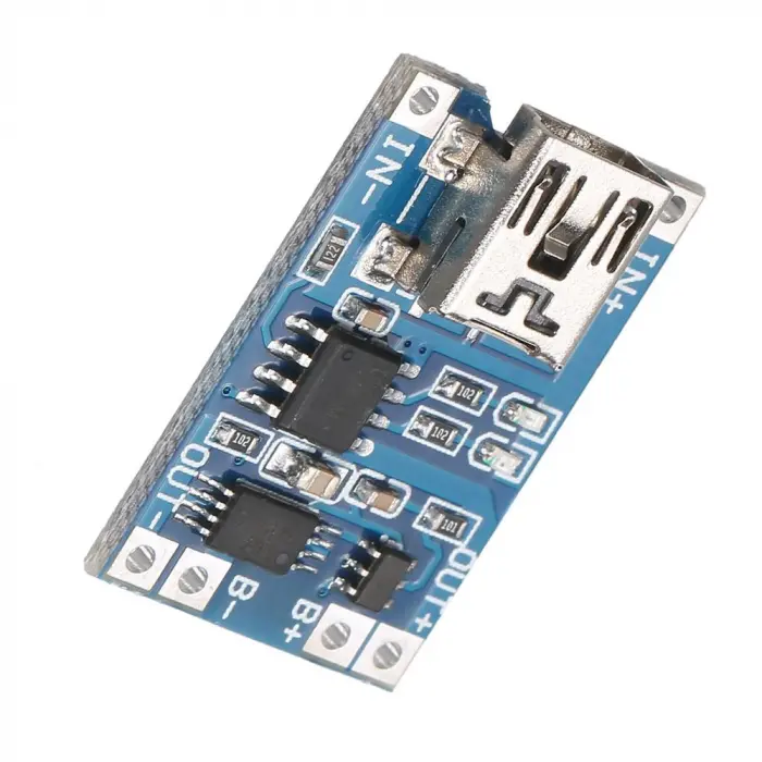 TP4056 Akım Korumalı 1A Lipo Batarya Şarj Modülü (Mini USB)