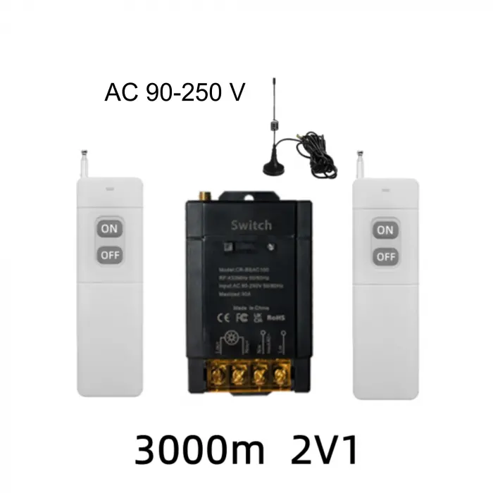 Uzun Mesafe 3000 mt RF Kumanda On-Off