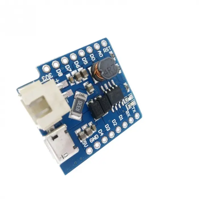 WeMos D1 Lithium Batarya Şarj Kartı