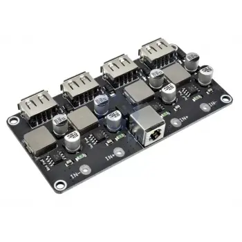 6V - 30V 24W 4 USB’li Gerilim Azaltıcı Hızlı Şarj Kartı