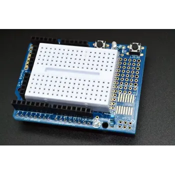 Arduino UNO R3 Proto Shieldi + Mini Breadboard