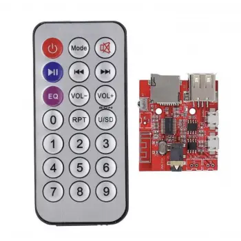 Bluetooth MP3 Modülü (SD Kart Girişi,USB 2.0,Uzaktan Kumanda)