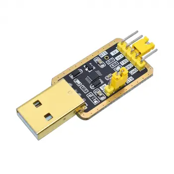 CH340G RS232 USB-TTL Seri Haberleşme Dönüştürücü Modülü + 9 Küçük Kablo
