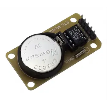 DS1302 RTC Gerçek Zamanlı Saat Devresi Modülü + Batarya