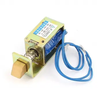 JF-S0837DL DC 12V 1A 10mm Hareketli 15N Solenoid Elektromıknatıs