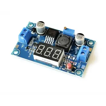 LM2596S Ayarlanabilir Gerilim Gösteren LEDli Gerilim Azaltıcı Modülü