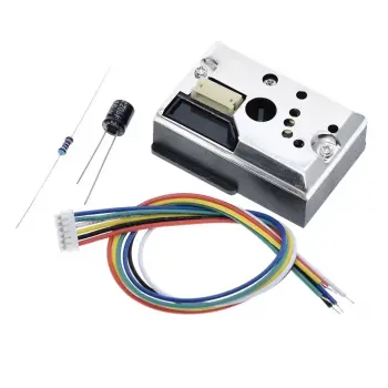 PM2.5 GP2Y1010AU0F Toz Duman Algılama Sensörü(Kablo,Kapasitör ve Direnç ile)