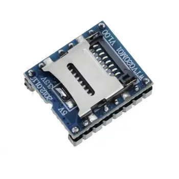WTV020-SD-16P MicroSDli MP3 Modülü