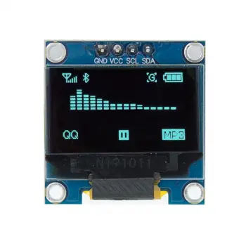 0.96 4 Pin Mavi I2C IIC OLED LCD Modülü