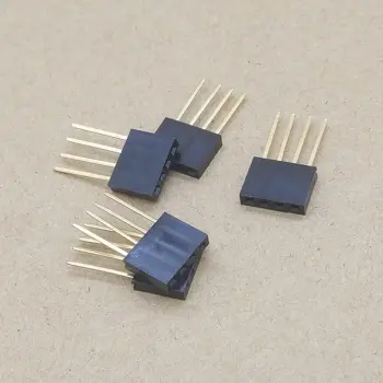 4 Pin 11mm Uzunluğunda Stackable Dişi Header