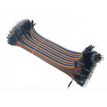 40 Pin 10cm Erkek - Erkek Dupont Kablo