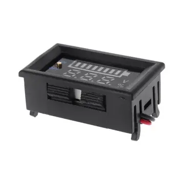 6-12V LED Dijital Göstergeli Kuru Akü Kapasite Test Edici