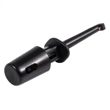 Büyük Siyah Yuvarlak Tekli Kanca Klips Test Probu