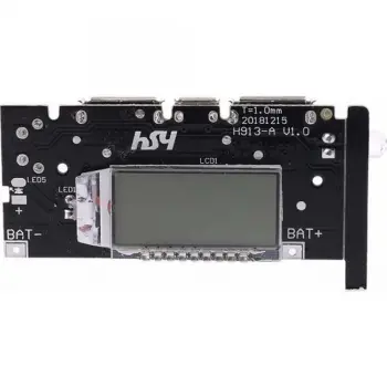 Çift USB Girişli 5V (1A Çiftli) 2.1A Powerbank 18650 Batarya Şarj Kartı