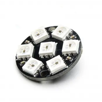 CJMCU 7 LEDli WS2812 5050 RGB LED Modül