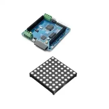 Colorduino Sürücü Kartı + 5mm 8×8 RGB LED