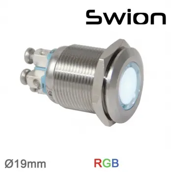D19S-RGB 19mm Sinyal Lambası RGB 24V (ortak bacak eksidir)