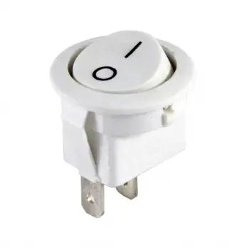 IC-133A Yuvarlak Işıksız Anahtar ON-OFF 2P