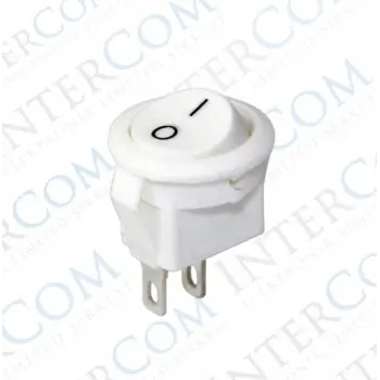 IC-134E Mini Yuvarlak Anahtar  ON-OFF 2P