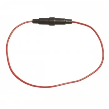 IC-237C KABLOLU SİGORTA YUVASI (5X20) SİYAH