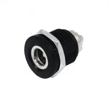IC-258C Jak DC 2.1mm İçi Metal Ø12mm