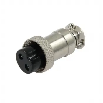 IC-261M 16MM Mayk Fiş 2 li Şase Dişi