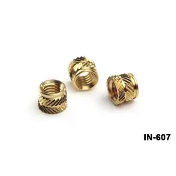 IN-607-M6 6,8mm Pirinç Insert