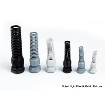Spiral Uçlu Plastik Rakor (Metrik Diş)
