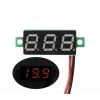 0.28 3.5-30V 2 Kablolu DC Kırmızı Voltmetre