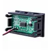 0.56 0-100V 3 Kablolu DC Kırmızı Voltmetre