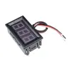 0.56 0-30V 3 Kablolu DC Kırmızı Voltmetre
