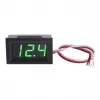 0.56 0-30V 3 Kablolu DC Yeşil Voltmetre