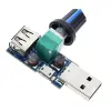 4-12Vdan 2.5-8Va DC 5W USB Fan Hız Kontrol Sürücüsü Regülatör Modülü