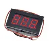 H27V 3.5-30V 2 Kablolu DC Kırmızı Voltmetre