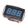 H27V 3.5-30V 2 Kablolu DC Mavi Voltmetre