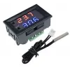 W1209WK Dijital LED Sıcaklık Kontrolcü Modülü+12VDC Su Geçirmez NTC Sensör