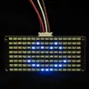8×16 LED Nokta Matrix Modülü + PH 2.54 Konnektör + 4 Pin Kablo