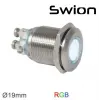 D19S-RGB 19mm Sinyal Lambası RGB 24V (ortak bacak eksidir)