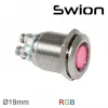 D19S-RGB 19mm Sinyal Lambası RGB 24V (ortak bacak eksidir)