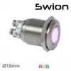 D19S-RGB 19mm Sinyal Lambası RGB 24V (ortak bacak eksidir)
