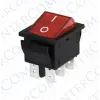 IC-104A Geniş Işıklı Anahtar 6P ON-OFF