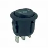 IC-134-2 YAYLI Yuvarlak Işıksız Anahtar (ON)-OFF-(ON) 3P