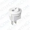 IC-134E Mini Yuvarlak Anahtar  ON-OFF 2P