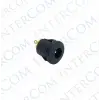 IC-257B DC JAK 2.1MM YUVARLAK GEÇMELİ SİYAH