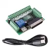 Mach3 5 Eksenli CNC Step Motor Sürücü Kartı + USB Kablo