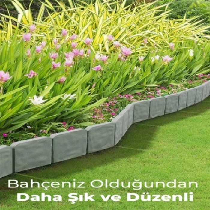 Dodes 3LÜ TAŞ GÖRÜNÜMLÜ BAHÇE ÇİTİ