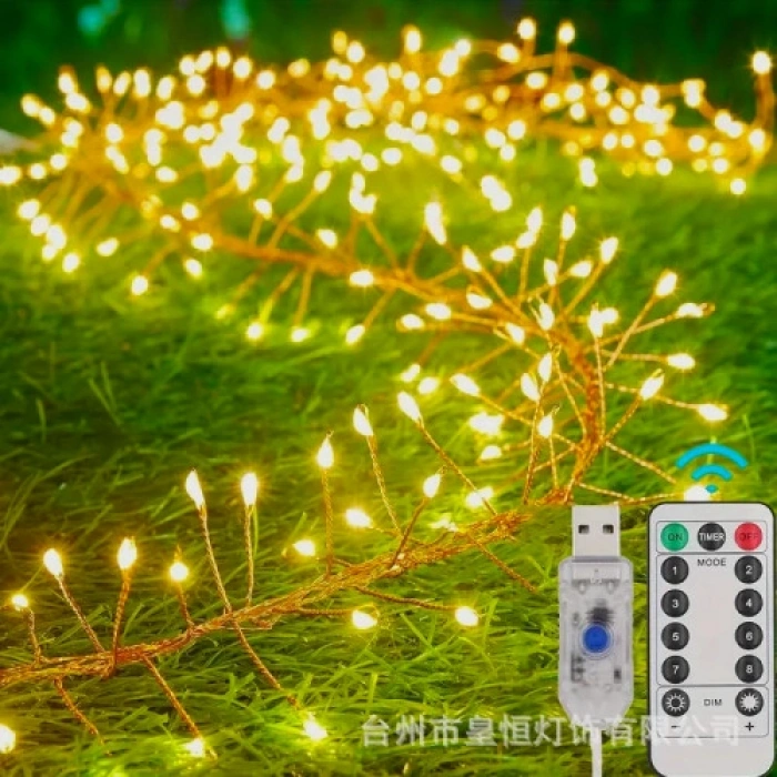 Dodes 6m 200 Led Gün ışığı Uzaktan Kumandalı 8 Modlu Usbli