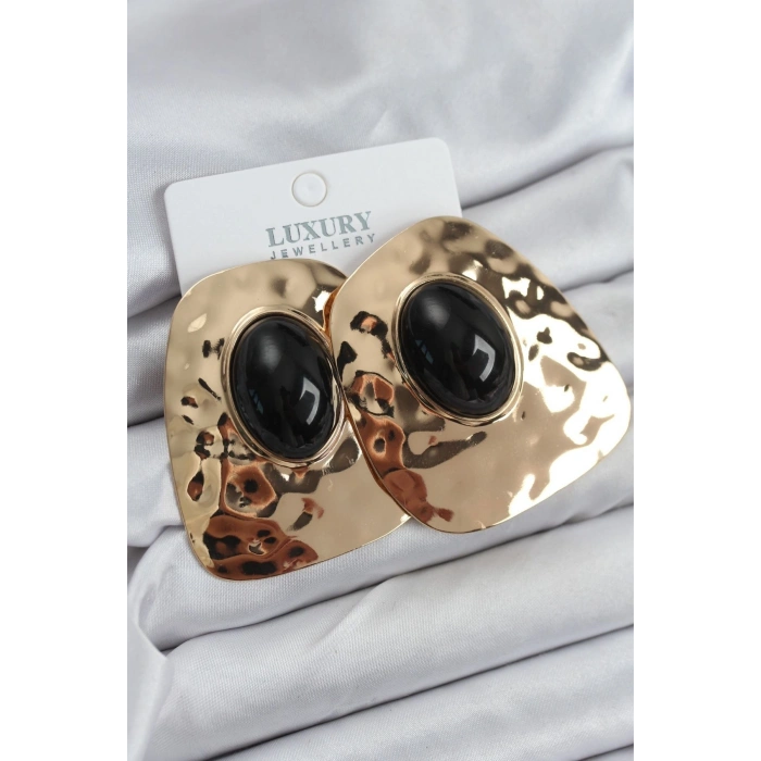 Tegan Pirinç Gold Renk Vintage Kadın Küpe TG27BKP11655