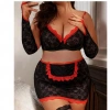 Dodes Dodes Fantazi Seksi Dantel Babydol Fantezi Gecelik (Çorapsız) TG279233